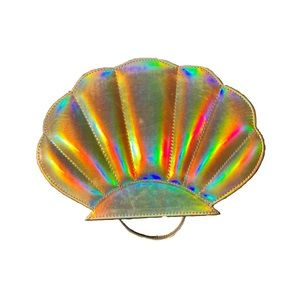 Gold Seashell Mermaid Crossbody Purse